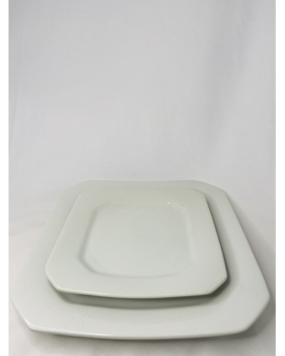 PRATO QUADRADO BRANCO - LOCAÇÃO